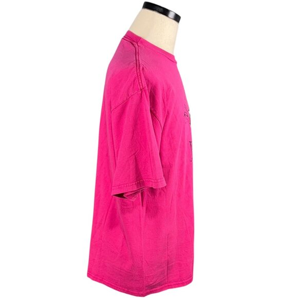 Vintage Mickey Unlimited Disney XL Pink T-Shirt Single Stitch 90s Classic Style - Picture 4 of 8